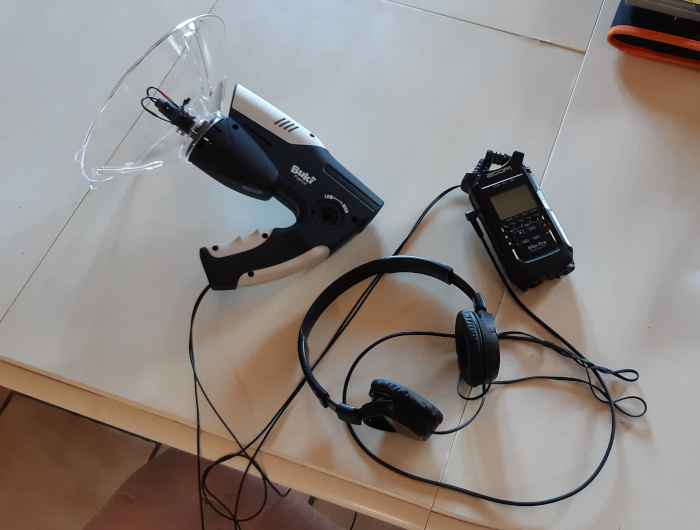 projet] Un microphone directionnel à réflecteur parabolique